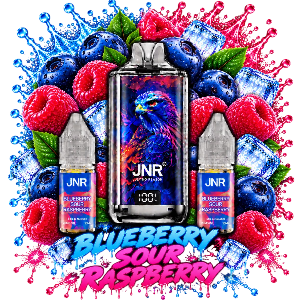 JNR FALCON INFINITY 55K | BLUEBERRY SOUR RASPBERRY