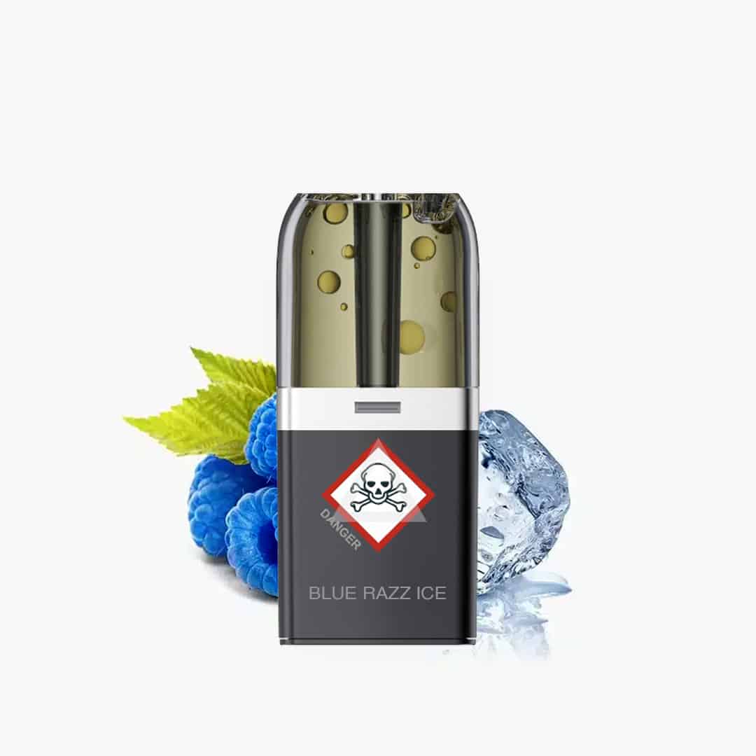 VOZOL NEON PLUG MAX | BLUE RAZZ ICE 18k | Liquid Pods