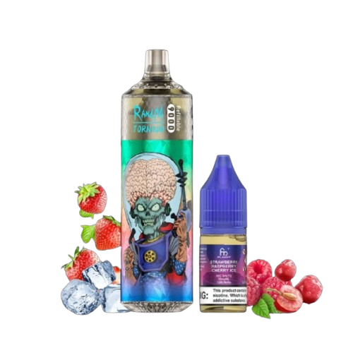 RANDM TORNADO 9000 | Strawberry Raspberry Cherry Ice