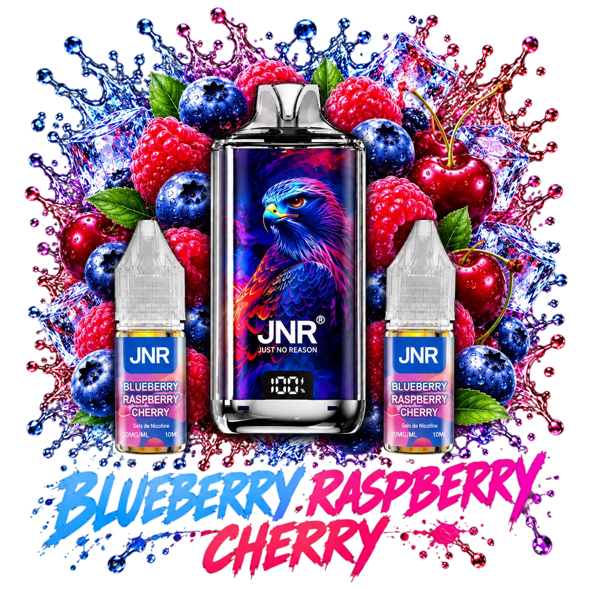JNR FALCON INFINITY 55K | BLUEBERRY RASPBERRY CHERRY