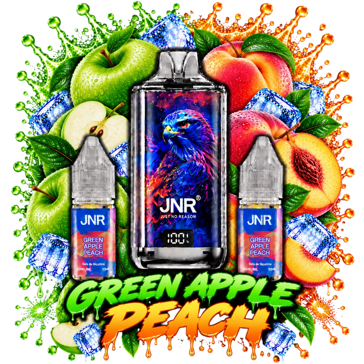 JNR FALCON INFINITY 55K | GREEN APPLE PEACH