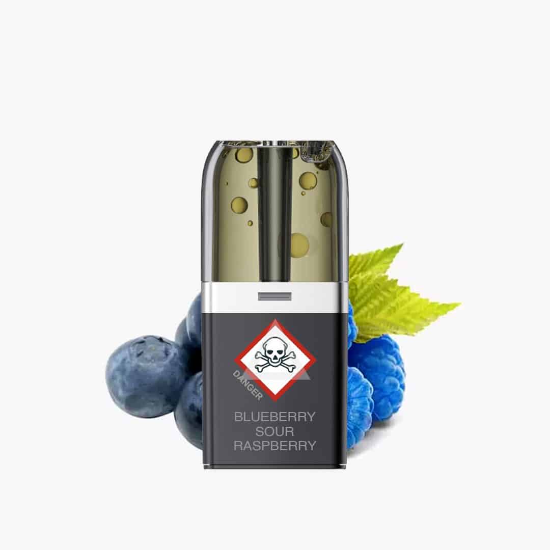 VOZOL NEON PLUG MAX | BLUEBERRY SOUR RASPBERRY 18k | Liquid Pods